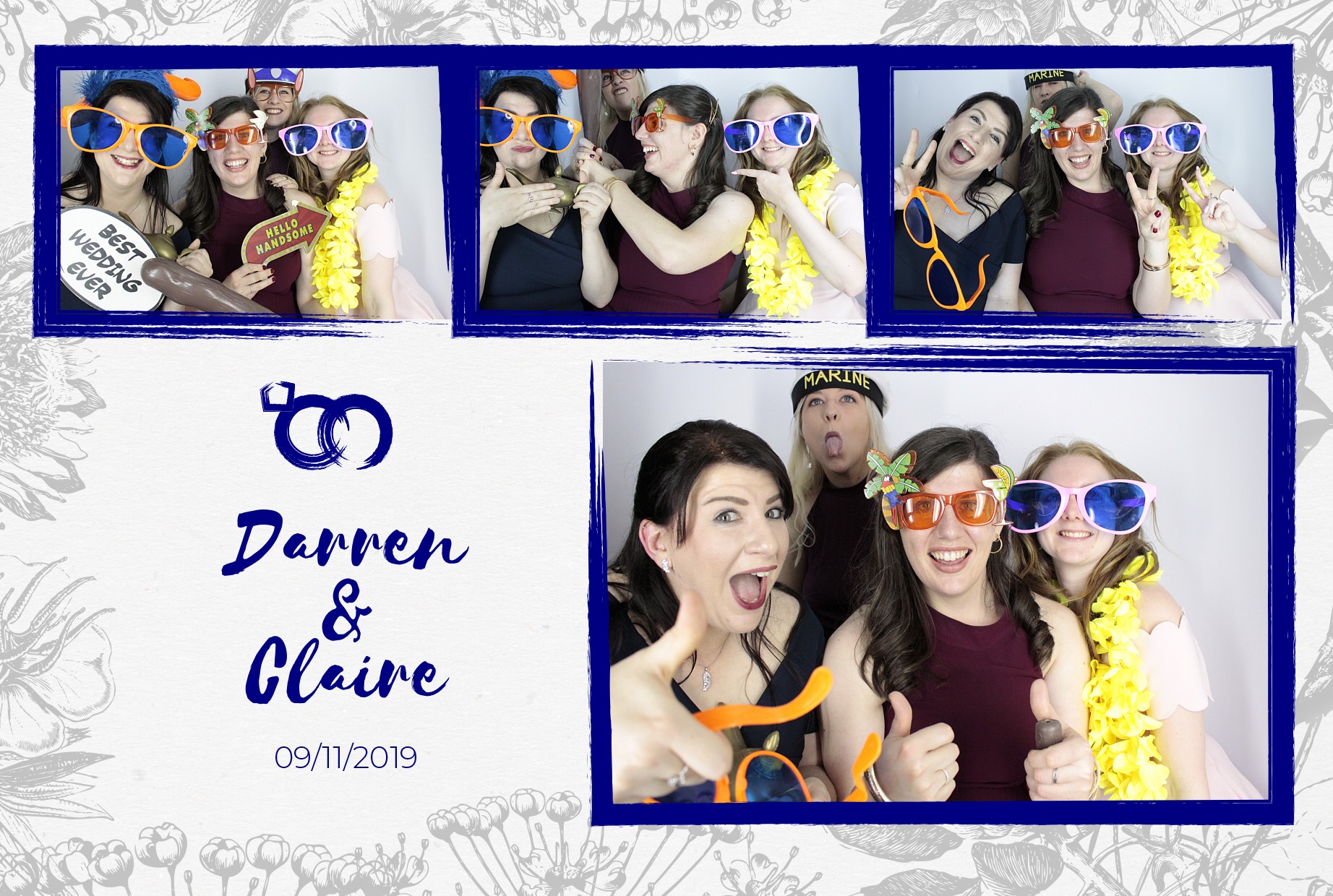 Darren and Claire’s Wedding  | View more photos from the event at gallery.myphotoboothexperience.co.uk/u/MyPhotoBoothExperienceLtd/Darren-and-Claire’s-Wedding